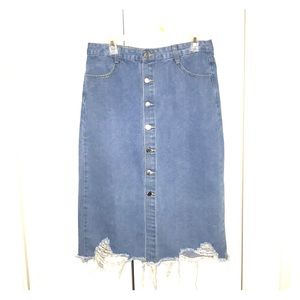 Denim Skirt